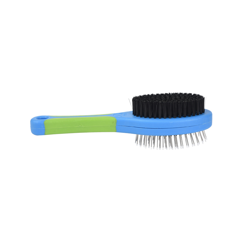 Pet Cleaning Beauty Chất liệu PP Loại bỏ lông nổi Bàn chải hai mặt